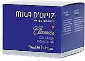 Fragrances, Perfumes, Cosmetics Collagen Face Cream - Mila D'Opiz Classics Collagen Rich Cream