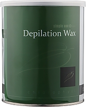 Fragrances, Perfumes, Cosmetics Hot Depilation Wax in Jar 'Chlorophyll' - Simple Use Beauty Depilation Wax