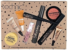 Technic Cosmetics Mini Makeup Set - Set, 9 products — photo N1