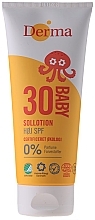 Fragrances, Perfumes, Cosmetics Baby Sunscreen - Derma Sun Baby Sollotion SPF30