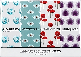 Fragrances, Perfumes, Cosmetics Kenzo 4 Miniatures Travel Exclusiv - Set (edt/5ml + edp/3x5ml) 