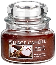 Fragrances, Perfumes, Cosmetics Scented Candle - Village Candle Apple & Cinnamon