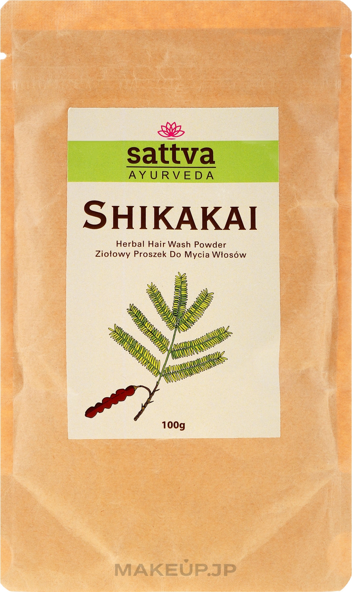Ayurvedic Hair Powder "Shikakai" - Sattva — photo 100 g