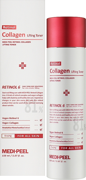 Lifting Face Toner - MEDIPEEL Retinol 6 Collagen Lifting Toner — photo N2