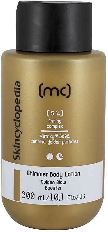Body Lotion with Firming Complex - Skincyclopedia MC Shimmer Body Lotion Golden Glow Booster — photo N1