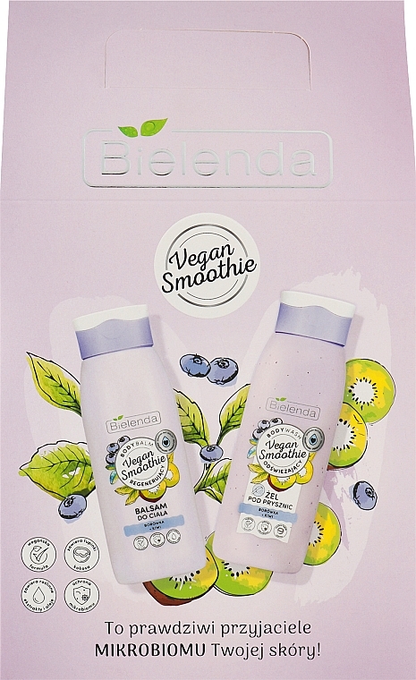 Set - Bielenda Vegan Smoothie (sh/gel/400g + b/lot/400ml) — photo N1