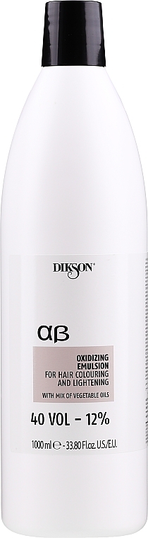 Oxidizing Emulsion 12% - Dikson ArgaBeta Professional Oxidizing Emulsion — photo N1