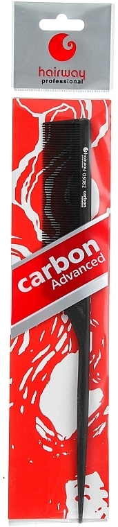 Carbon Tail Comb, 220 mm - Hairway Carbon Advanced — photo N1