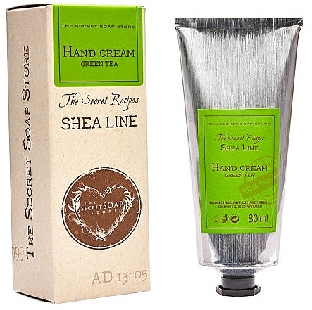 Green Tea Hand Cream - Soap&Friends Shea Line Hand Cream Green Tea — photo N1