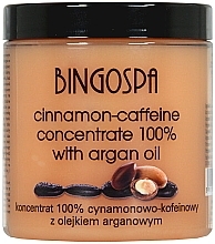 Caffeine & Cinnamon Concentrate with Argan Oil - BingoSpa — photo N1