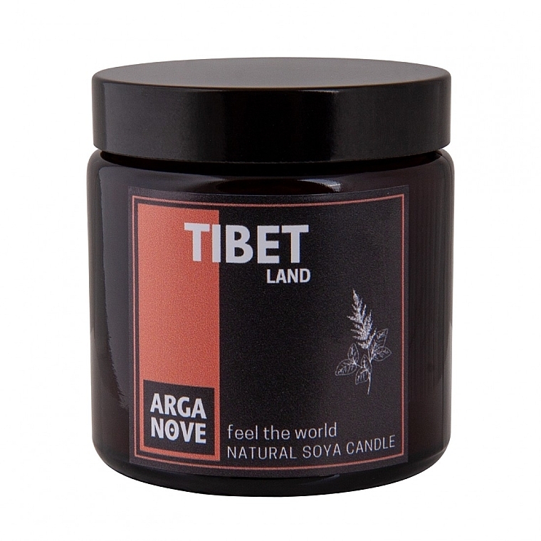 Natural Soy Candle "Intriguing Tibet" - Arganove Tibet Land — photo N1