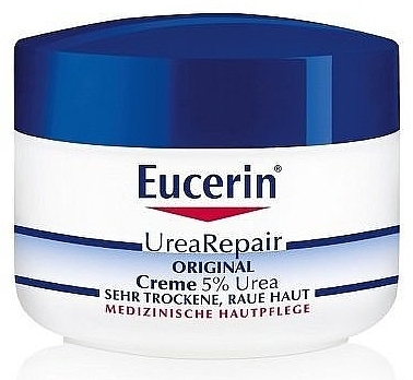 Emollient Body Cream - Eucerin Urea Repair Original Creme 5% Urea — photo N1