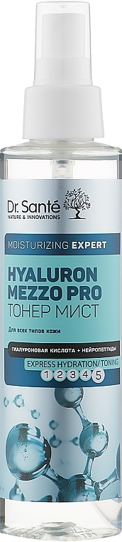 Face Toner Mist - Dr. Sante Hyaluron Mezzo Pro Toner Mist — photo N1