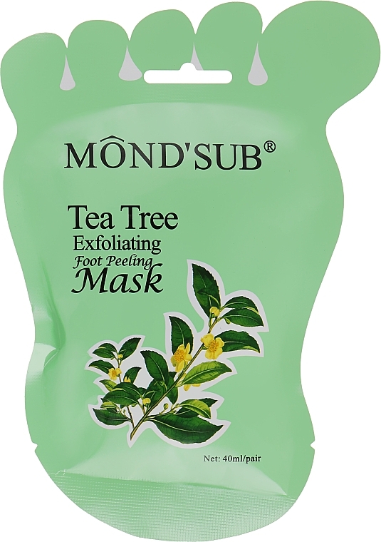 Exfoliating Foot Peeling Mask with Tea Tree Extract - Mond'Sub Tea Tree Exfoliating Foot Peeling Mask — photo N1