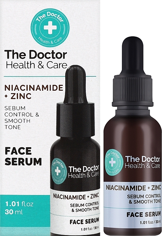 Face Serum - The Doctor Health & Care Niacinamide + Zinc Face Serum — photo N2