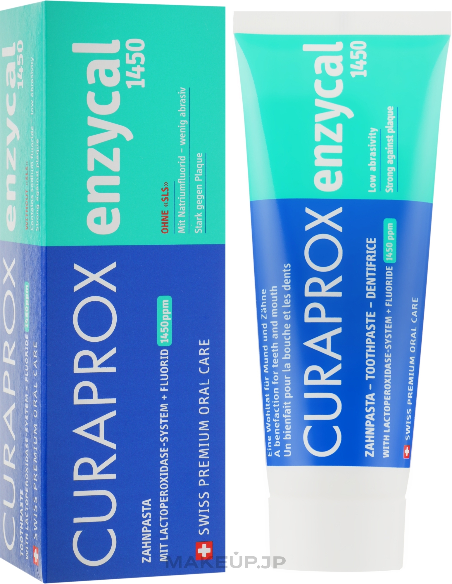Enzymatic Toothpaste Enzycal 1450 - Curaprox — photo 75 ml