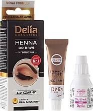 Brow Cream-Dye - Delia Cosmetics Cream Eyebrow Dye — photo N1