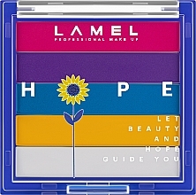Colored Eyeliner Set - LAMEL Make Up HOPE Color Eyeliner Palette — photo N2