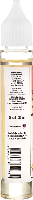 Face & Argan Body Oil - Bione Cosmetics Argan Face and Body Oil — photo N2
