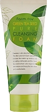 Face Cleansing Foam with Green Tea Extract - FarmStay Green Tea Seed Pure Cleansing Foam — photo N2