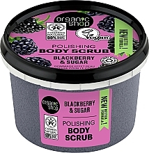 Fragrances, Perfumes, Cosmetics Blackberry Body Scrub - Organic Shop Polishing Body Scrub Blackberry & Sugar