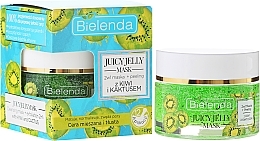 Fragrances, Perfumes, Cosmetics Kiwi & Cactus Peeling Mask - Bielenda Juicy Jelly Mask