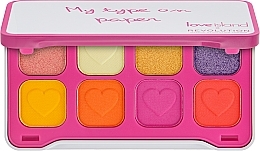 Eyeshadow Palette - Makeup Revolution x Love Island My Type on Paper Dynamic — photo N1