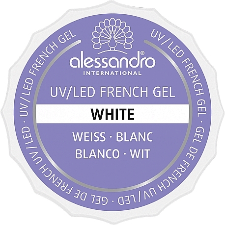 Nail Gel - Alessandro International French Gel White — photo N1