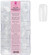 Nail Tips, 500 pcs. - Moyra Nail Tips Full Cover Square Shape — photo N1