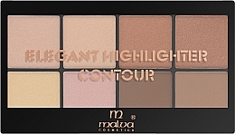 Fragrances, Perfumes, Cosmetics Contour Palette - Malva Cosmetics Elegant