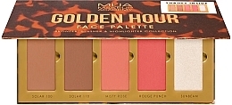 Makeup Palette - MUA Golden Hour Face Palette Bronze, Blush, Highlight — photo N3