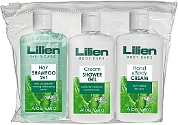 Fragrances, Perfumes, Cosmetics Set - Lilien Travel Set Of Cosmetics (sh/cond/100ml + sh/gel/100ml + body/cr/100ml)