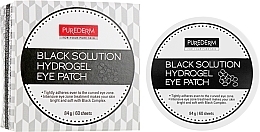 Pearl Hydrogel Eye Patches - Purederm Black Solution Hydrogel Eye Patch — photo N1