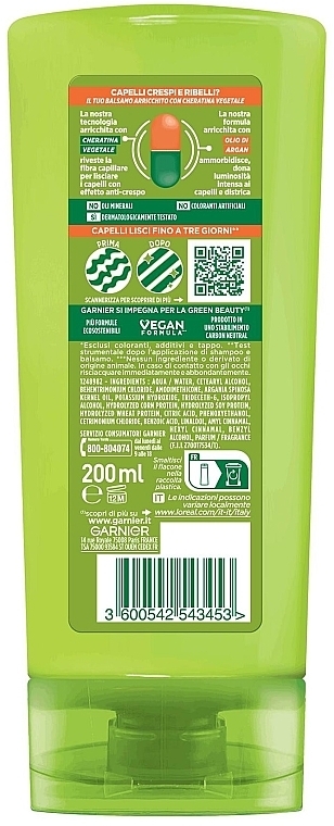 Hydra Liss & Shine Conditioner - Garnier Fructis Hydra Liss & Shine Conditioner — photo N2