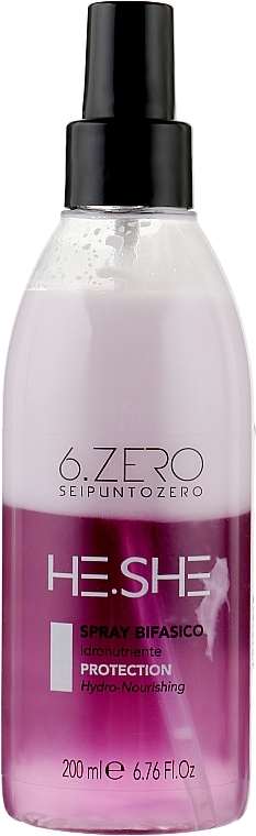Moisturizing & Protective Biphase Spray - Seipuntozero He.She Hydro-Nourishing Spray — photo N2