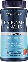 Fragrances, Perfumes, Cosmetics Skin, Hair & Nail Complex, gummies - Puritan's Pride Hair, Skin & Nails + Biotin 2500 Gummies