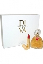 Fragrances, Perfumes, Cosmetics Ungaro Diva - Set (edp/50ml + lipstick/3.5g)