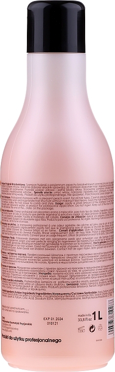 Hair Shampoo "Peach" - Stapiz Basic Salon Shampoo Sweet Peach — photo N2