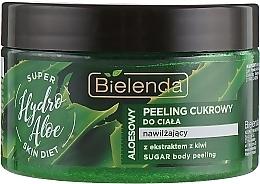 Fragrances, Perfumes, Cosmetics Moisturizing Sugar Body Scrub "Aloe" - Bielenda Super Skin Diet Hydro Aloe