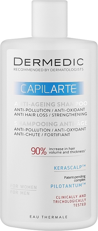 Anti-Aging Shampoo for Hair with Signs of Aging - Dermedic Capilarte Anti-ageing Shampoo — photo N1