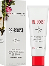 Facial Gel-Cream - Clarins Re-Boost Healthy Glow Tinted Gel-Cream — photo N2