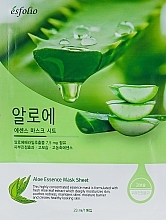 Fragrances, Perfumes, Cosmetics Sheet Mask "Aloe Vera Extract" - Esfolio Aloe Essence Mask Sheet