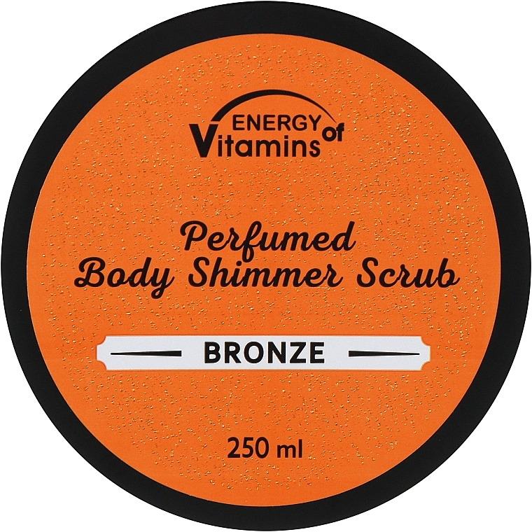 Perfumed Body Scrub with Gloss Bronze - Energy Of Vitamins — photo N2