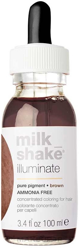 Concentrated Hair Color - Milk Shake Illuminate Pure Pigment — photo Brown
