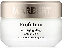 Fragrances, Perfumes, Cosmetics Anti-Aging Face Cream - Marbert Profutura Anti-Aging Skin Care Cream Gold