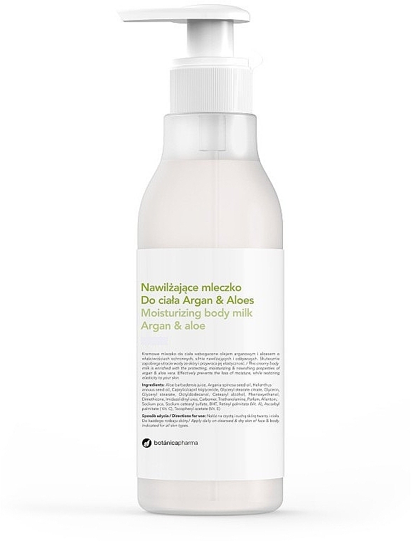 Moisturising Body Lotion - Botanicapharma Body Lotion Argan & Aloe — photo N1