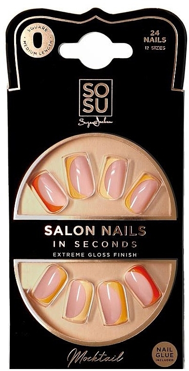 False Nail Set - Sosu by SJ Salon Nails In Seconds Mocktail — photo N1