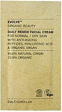 Fragrances, Perfumes, Cosmetics Face Cream - Evolve Organic Beauty Daily Renew Facial Cream (sample)