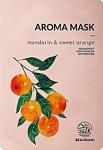 Fragrances, Perfumes, Cosmetics Mandarin & Sweet Orange Face Mask - Beaudiani Aroma Mask Mandarin & Sweet Orange