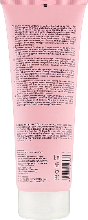 Limnanthes Oil Cream Conditioner for Thin Hair - Kaaral Purify Volume Conditioner — photo N4